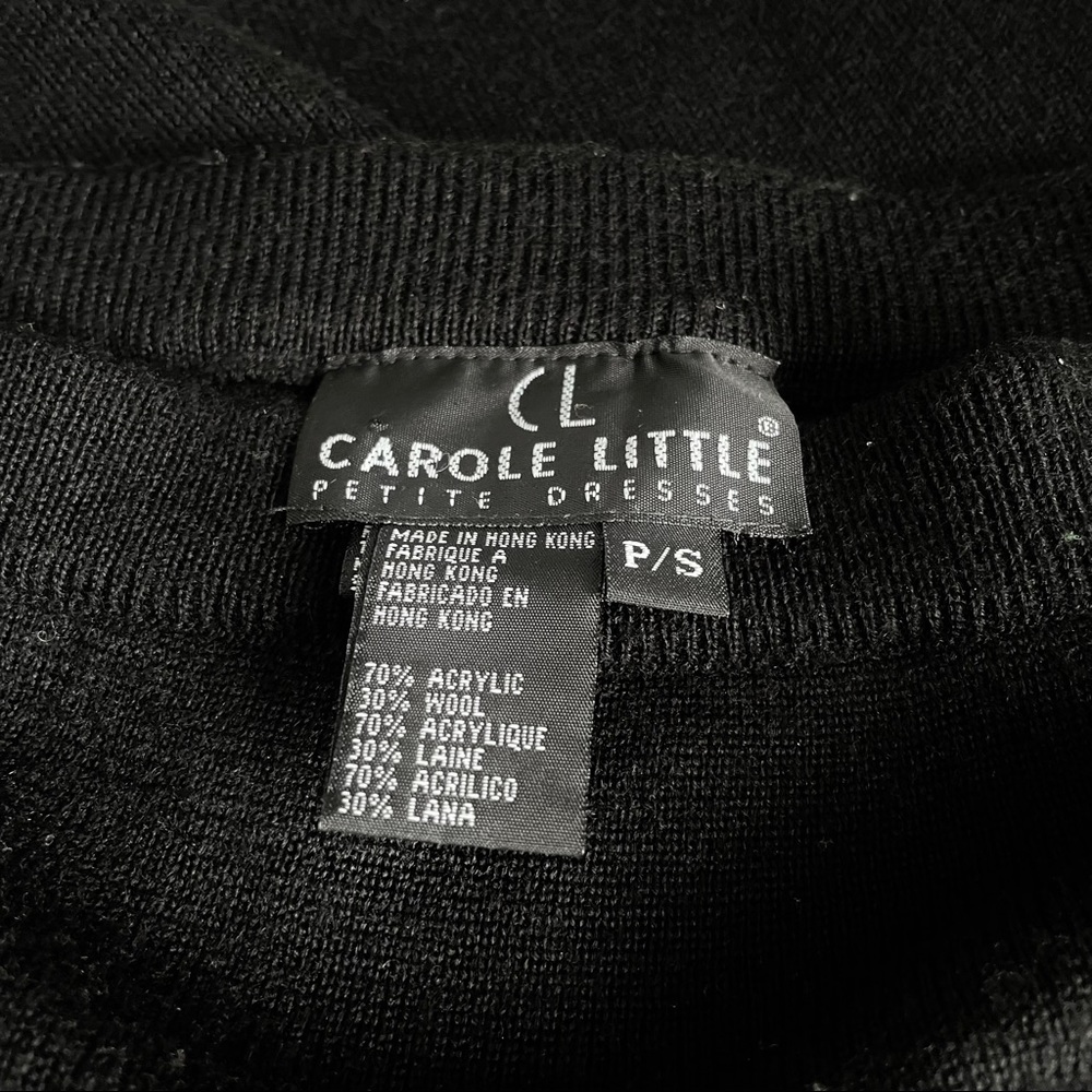 VTG Carole Little Wool Blend Knit Skirt - Picture 7 of 8